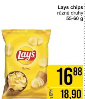 Jip Lays chips nabídka