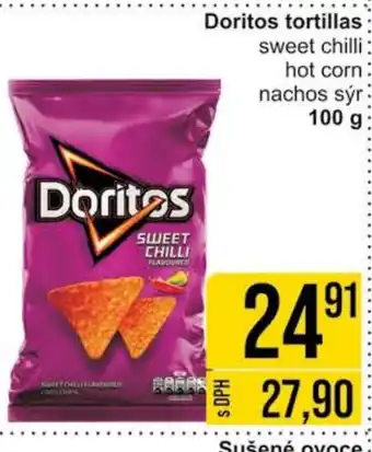 Jip Doritos tortillas nabídka