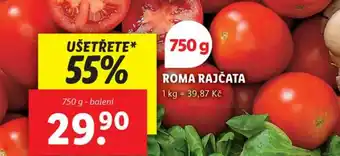Lidl ROMA RAJČATA nabídka