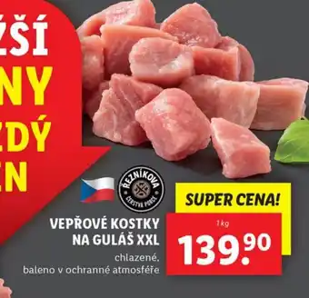 Lidl VEPŘOVÉ KOSTKY NA GULÁŠ XXL nabídka