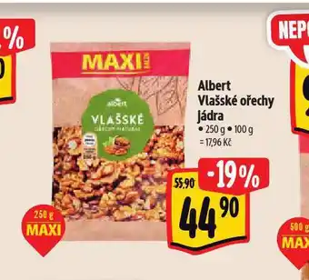 Albert Albert vlašské ořechy jádra nabídka