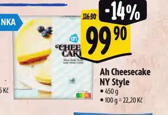 Albert Ah cheesecake ny style nabídka