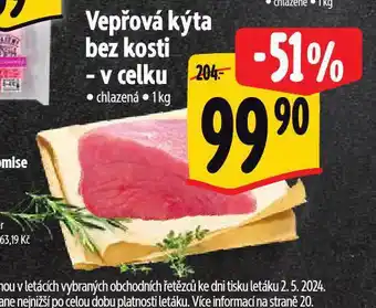 Albert Vepřová kýta bez kosti nabídka