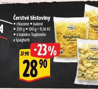 Albert Čerstvé těstoviny nabídka
