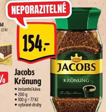 Albert Jacobs krönung instantní káva nabídka