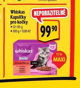Albert Whiskas kapsičky pro kočky nabídka