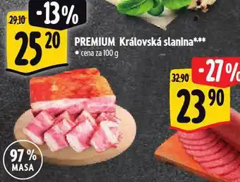 Albert Premium královská slanina nabídka