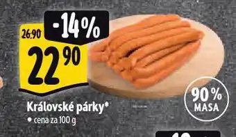 Albert Královské párky nabídka
