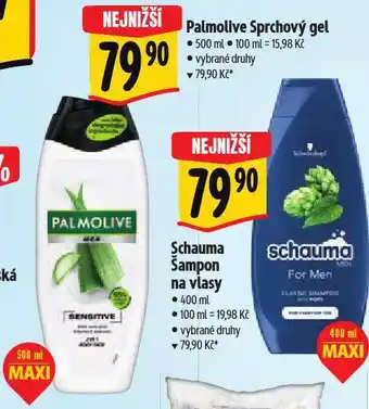 Albert Palmolive sprchový gel nabídka