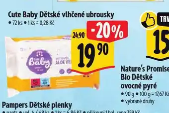 Albert Cute baby dětské vlhčené ubrousky nabídka