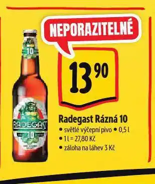 Albert Pivo radegast nabídka