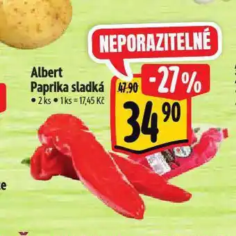 Albert Paprika sladká nabídka