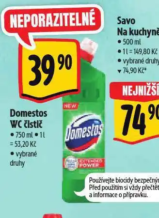 Albert Domestos wc čistič nabídka