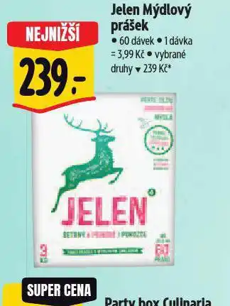 Albert Jelen mýdlový prášek nabídka