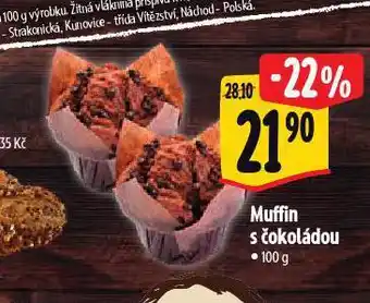 Albert Muffin s čokoládou nabídka