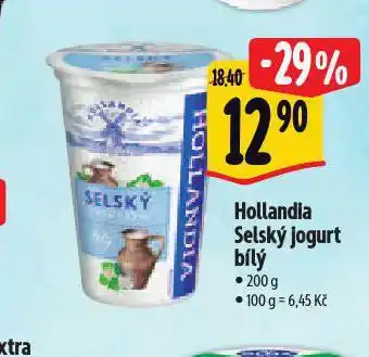 Albert Hollandia selský jogurt nabídka