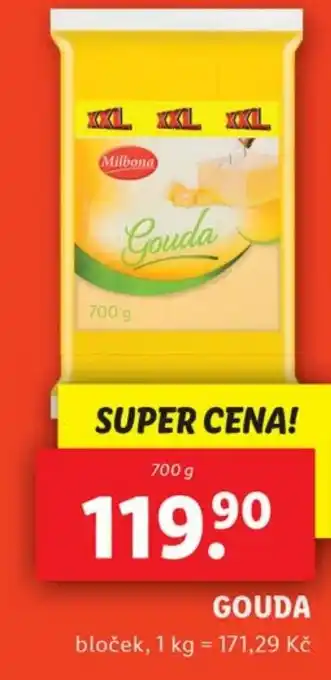 Lidl GOUDA nabídka