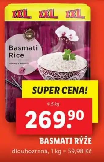 Lidl BASMATI RÝŽE nabídka