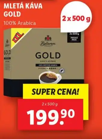 Lidl MLETÁ KÁVA GOLD nabídka