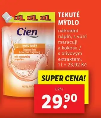 Lidl TEKUTÉ MÝDLO nabídka