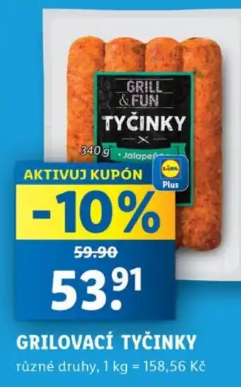 Lidl GRILOVACÍ TYČINKY nabídka