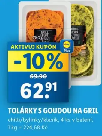 Lidl TOLÁRKY S GOUDOU NA GRIL nabídka