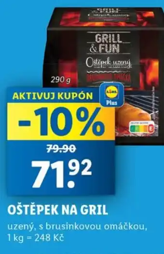 Lidl OŠTĚPEK NA GRIL nabídka