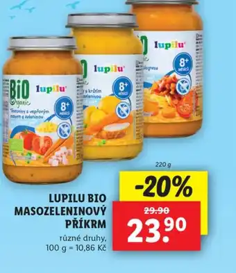 Lidl LUPILU BIO MASOZELENINOVÝ PŘÍKRM nabídka