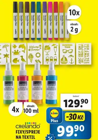FIXY/SPREJE NA TEXTIL