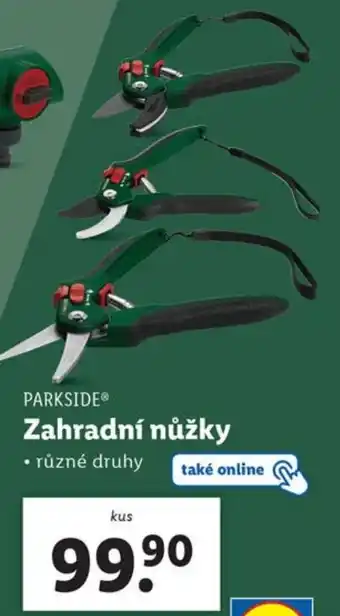 Lidl Zahradní nůžky nabídka