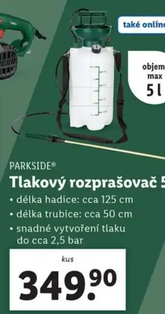 Lidl Tlakový rozprašovač 5 l nabídka