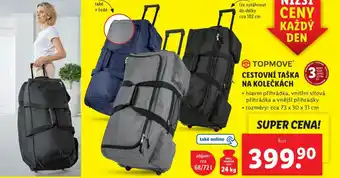 Lidl CESTOVNÍ TAŠKA NA KOLEČKÁCH nabídka