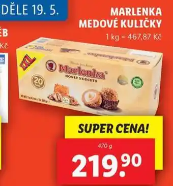 Lidl Marlenka medové kuličky nabídka