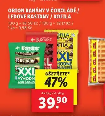 Lidl Ledové kaštany nabídka