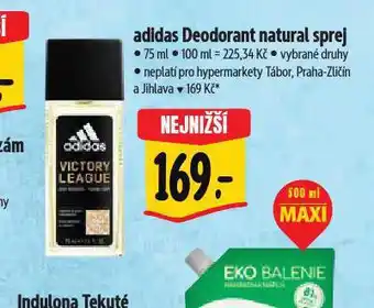 Albert Adidas deodorant nabídka