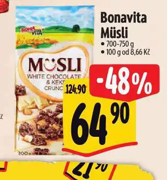 Albert Bonavita müsli nabídka