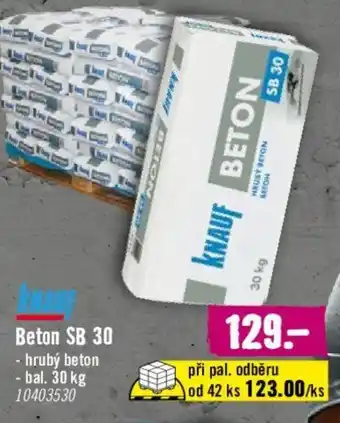 Hornbach Beton SB 30 nabídka