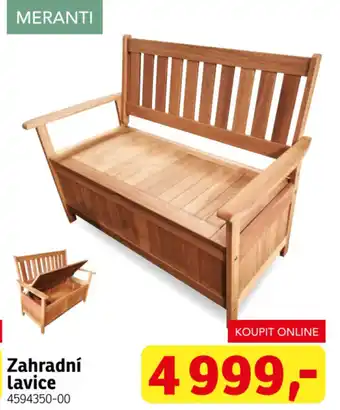 Asko Zahradní lavice nabídka