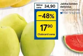 Tesco Jablka Golden delicious nabídka