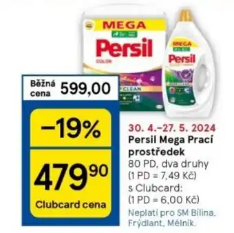 Tesco Persil Mega Prací prostředek nabídka