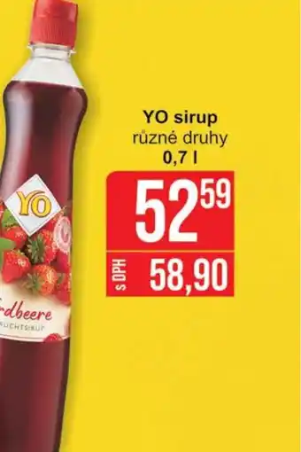 Jip YO sirup 0.7L nabídka