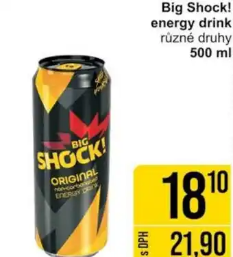 Jip Big Shock! energy drink 500 ml nabídka