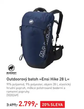 Intersport Outdoorový batoh »>Ensi Hike 28 L<< nabídka