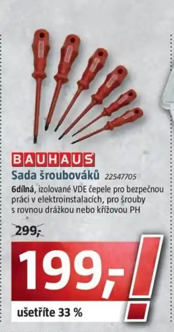 Bauhaus Sada šroubováků nabídka