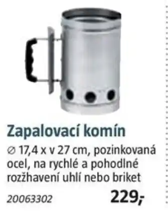 Bauhaus Zapalovací komín nabídka