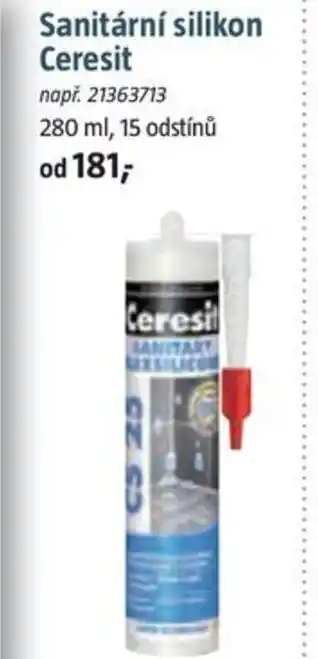 Sanitární silikon Ceresit
