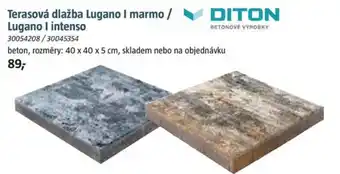Bauhaus Terasová dlažba Lugano I marmo / Lugano I intenso nabídka