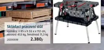 Bauhaus Skládací pracovní stůl nabídka
