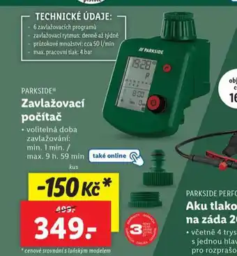 Lidl Zavlažovací počítač nabídka