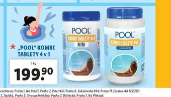 Lidl Pool kombi tablety 4v1 nabídka